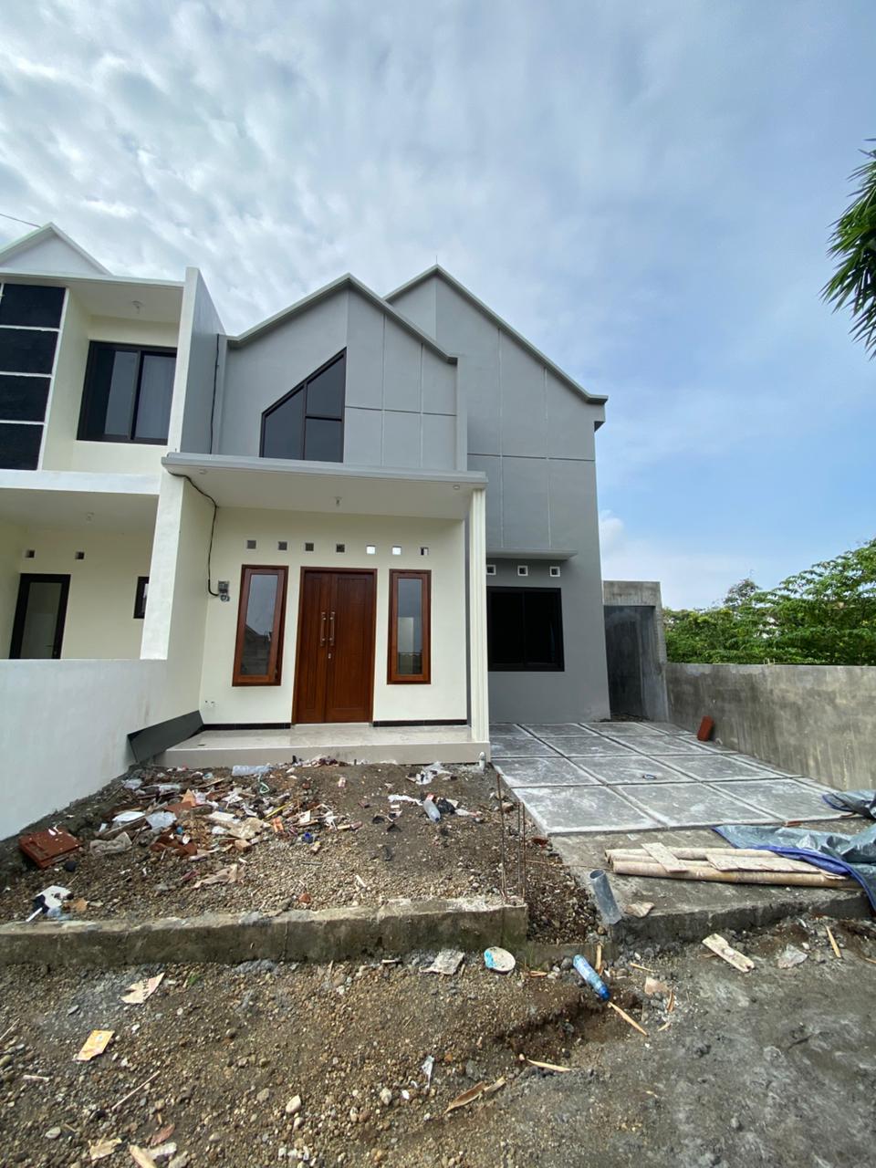 Contoh unit rumah - tampak depan